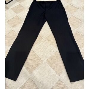 Calvin Klein Mens Slim Fit Dress Pants 32 / 32 Black Solid